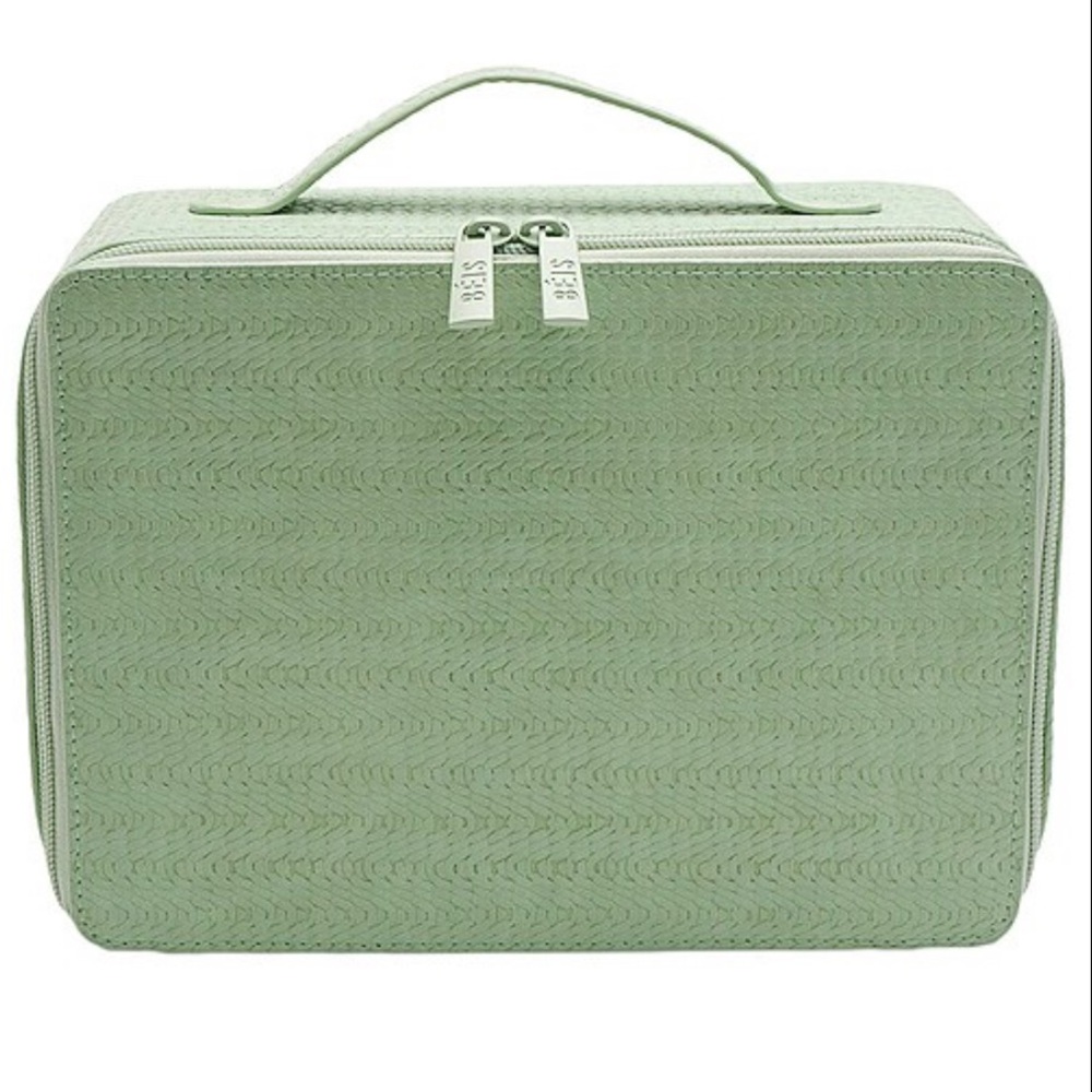 BÉIS Matcha Woven Cosmetic Case
